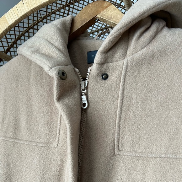 Mantles Hooded Coat 70% wool - Picture 2 of 9